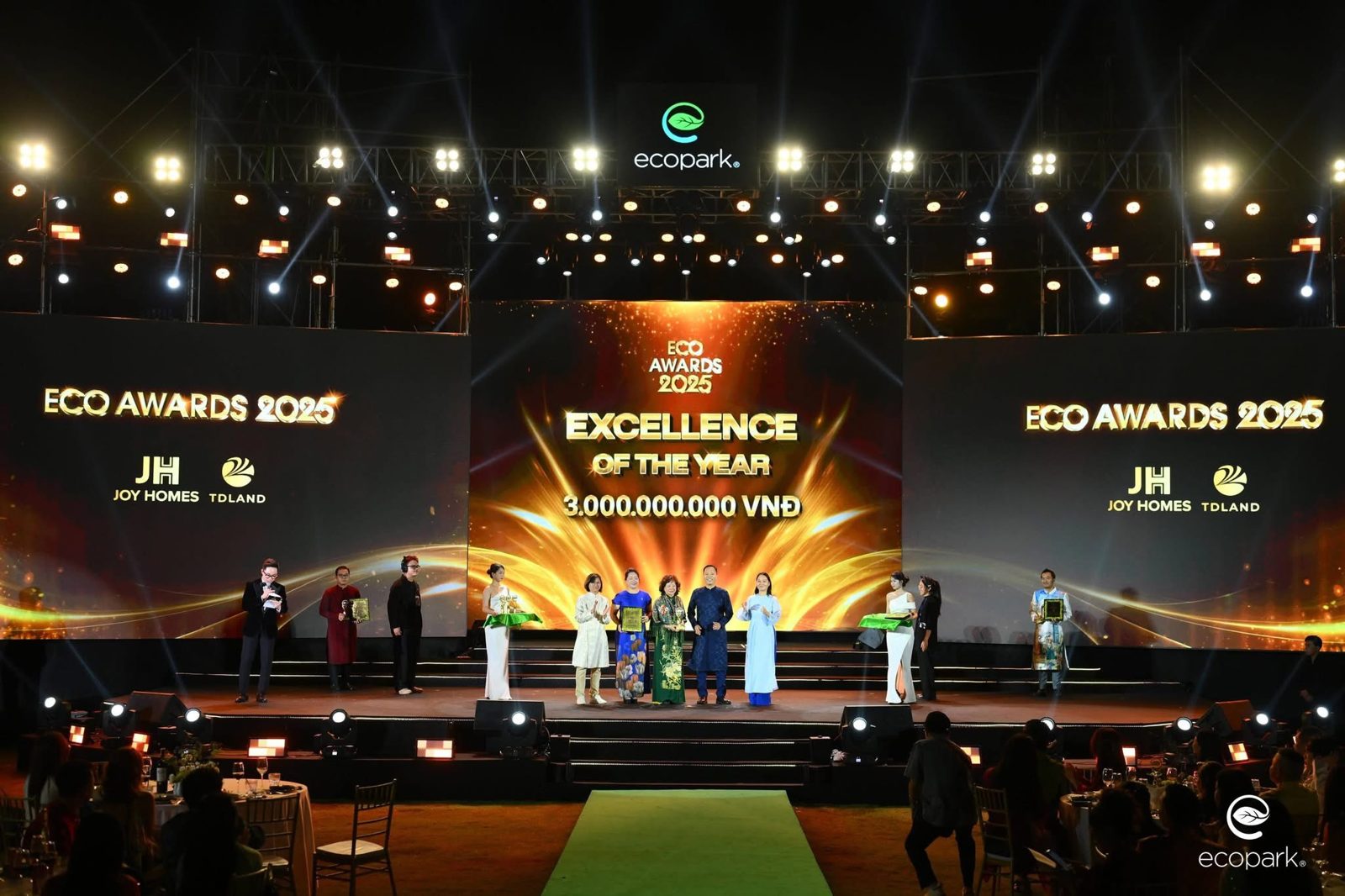 Lễ trao giải Eco Awards 2025: liên minh Joy Homes – TDLAND nhận giải Excellence of the Year