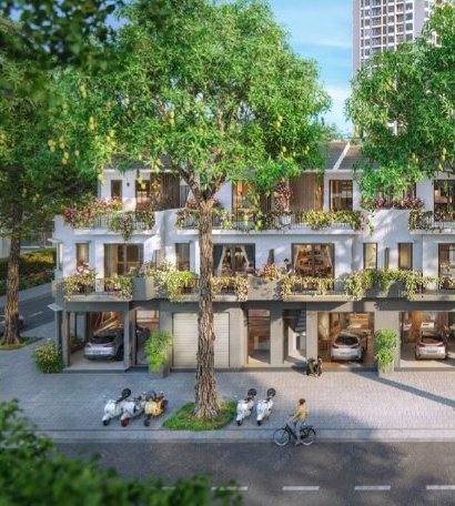 Phối cảnh nhà phố vườn Rừng Hồng